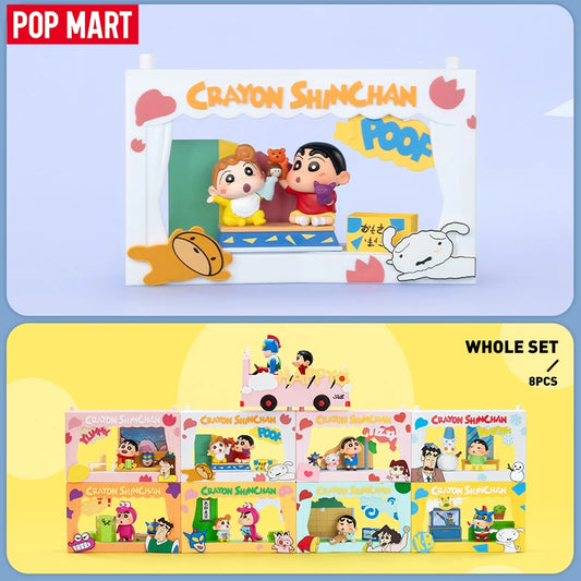 Pop Mart Crayon Shinchan Life Theatre Series Blind Box | The Couple Corner