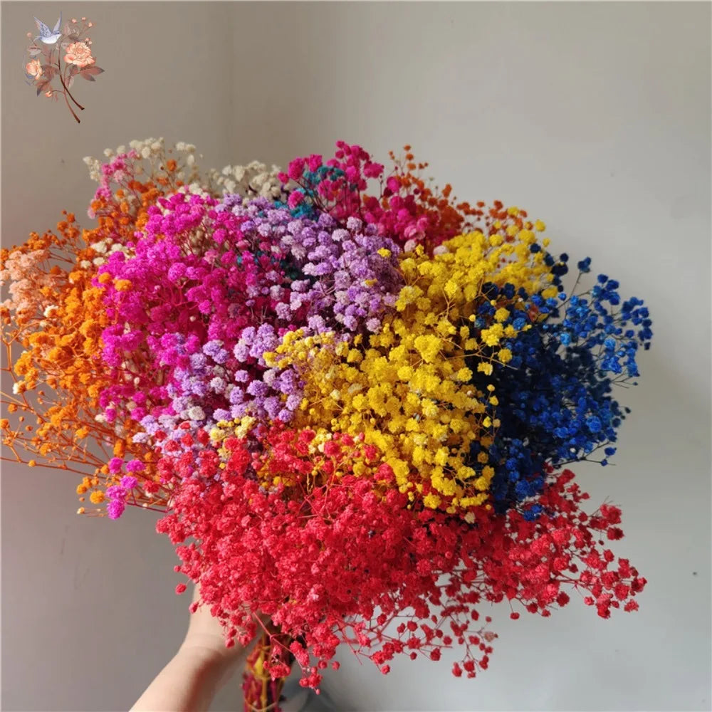 Dried Baby's Breath Bouquet - Wedding & Anniversary Decor - | The Couple Corner