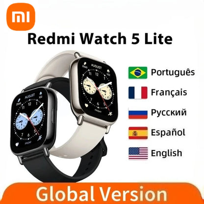 Global Version Xiaomi Redmi Watch 5 Lite 1.96'' AMOLED Screen Bluetooth GNSS 150+ Sport Modes Blood Oxygen 18 Days Battery Life | The Couple Corner
