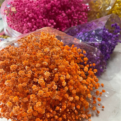 Dried Baby's Breath Bouquet - Wedding & Anniversary Decor - | The Couple Corner