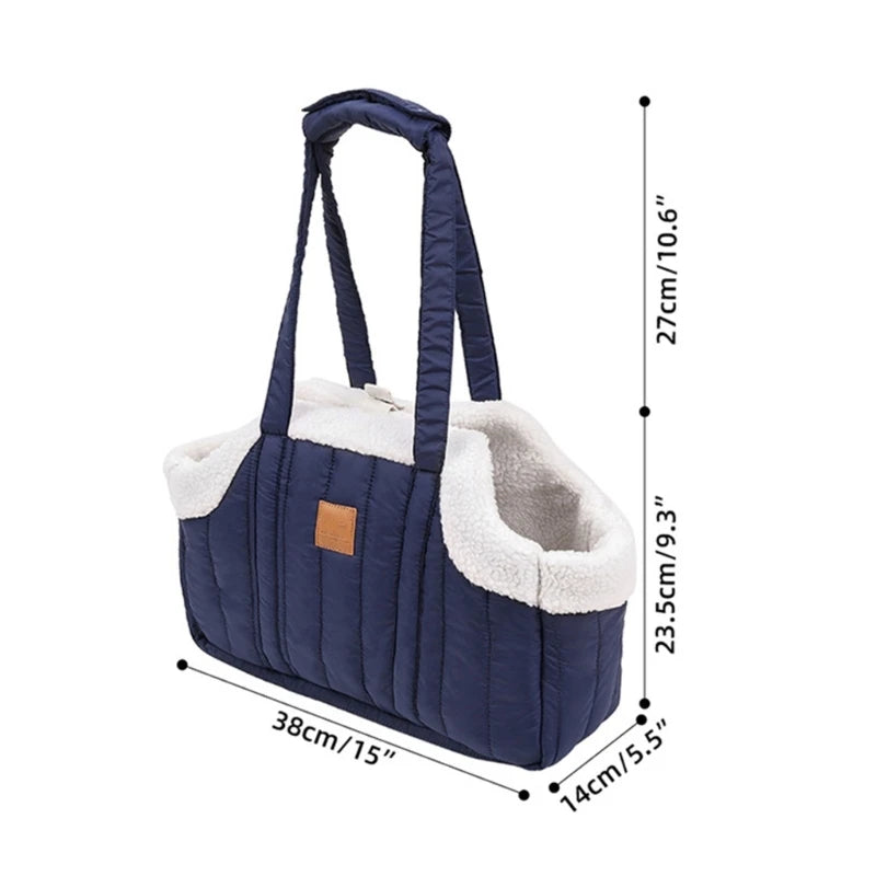 OOTDTY Pet Carrier Handbag - Soft Breathable Bag with Safety Strap for Cats | Pet Carrier The Couple Corner