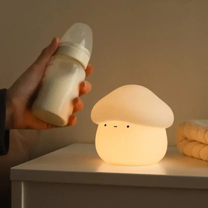 Mushroom Night Light - Cozy Bedside Lamp for Couples' Peaceful Evenings | The Couple Corner