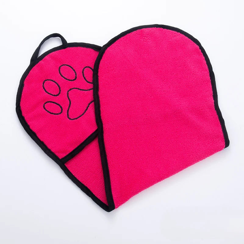 Quick-Dry Pet Bath Towel - Soft Absorbent Fiber Robe for Dogs & Cats | Pet Towel The Couple Corner