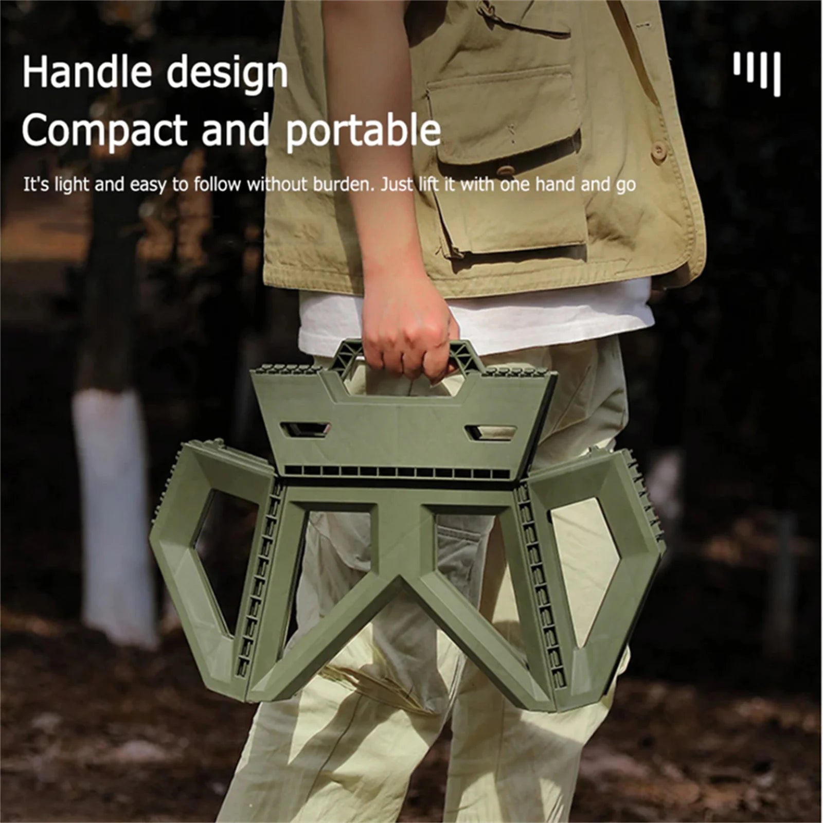 Portable Folding Camping Stool - Lightweight Outdoor Chair for Couples | The Couple Corner