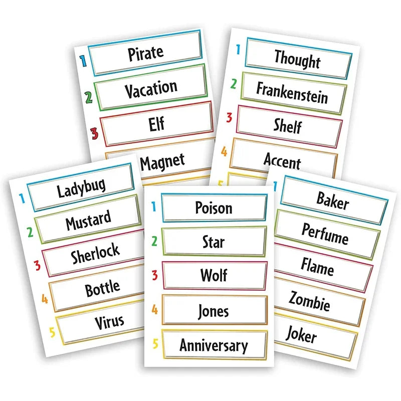 Just One Party Game - Collaborative Word Game for 3-7 Players | The Couple Corner