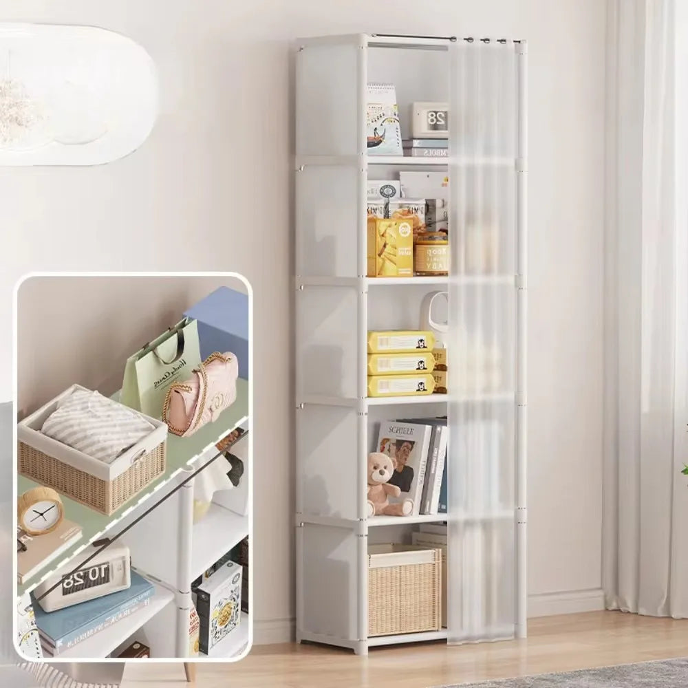 Couples' Wardrobe Solution - High-Capacity Dustproof Storage for Shared Closet Organization & Harmonious Living