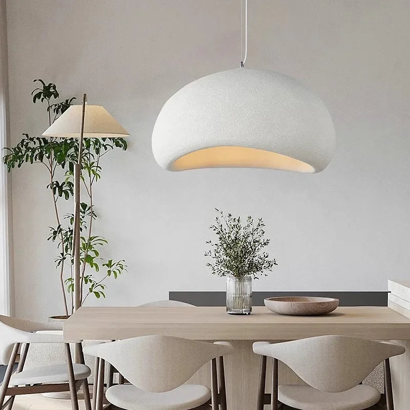 Wabi Sabi Pendant Light - Japanese Minimalist Ceiling Lamp for Serene Bedrooms | The Couple Corner