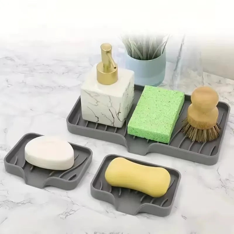 Silicone Sink Organizer - Keep Your Shared Kitchen Counter Clean & Clutter-Free | The Couple Corner