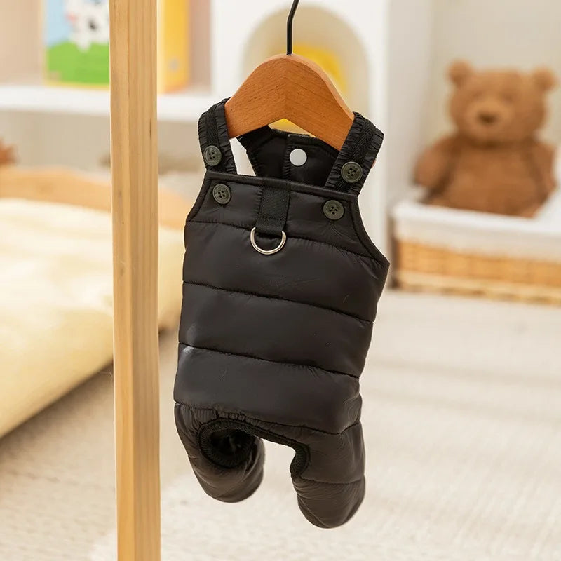 Dog Winter Jacket Onesie - Warm Four-Leg Cotton Jumpsuit for Small Dogs | Dog Clothing The Couple Corner
