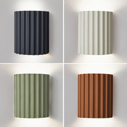Nordic Modern Resin Wall Lamp - Bedroom Bedside & Living Room Light | The Couple Corner