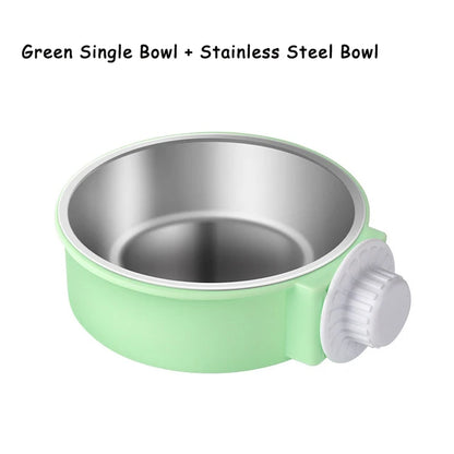Hanging Pet Feeding Bowl - Non-Slip Stainless Steel for Cats & Dogs | Pet Bowl The Couple Corner