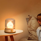Romantic LED Flame Lamp for Couples - Flameless Candle Light for Bedside Tables & Desktop Decor