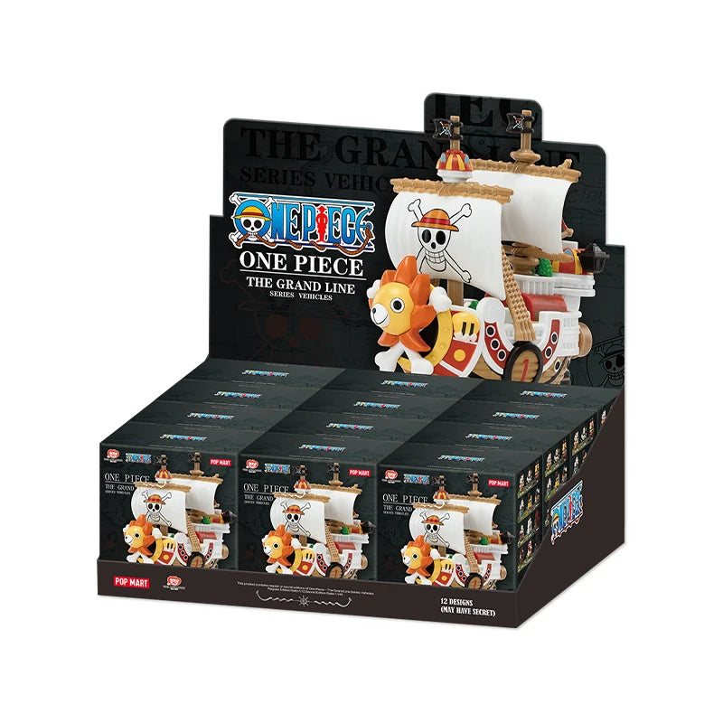 Pop Mart One Piece Grand Line Series Vehicles Blind Box - 12PCS Whole Set China Mainland | The Couple Corner