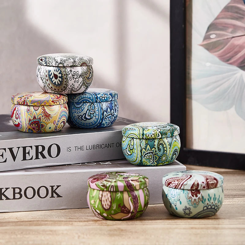 Scented Soy Candles Gift Set - Home Aromatherapy for Couples