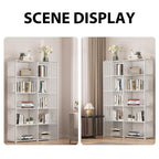 Wardrobe Organizer - 5-Tier Dustproof Storage Cabinet with Curtain for Shared Closet Harmony