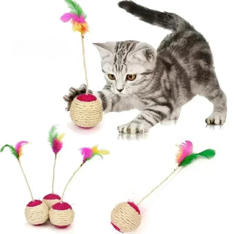 Sisal Scratching Ball Cat Toy