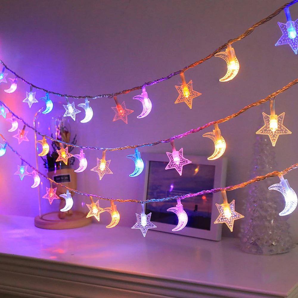 Star & Bubble Ball Fairy Lights - Battery Powered String Lights for Room & Party Decor - | The Couple Corner