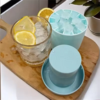 Ice Mold - Food-Grade Silicone Cylinder Ice Maker for Romantic Date Nights & Home Bars