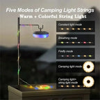 Romantic Adventure LED Light Strip - 10M Waterproof Camping & Bedroom Lighting for Couples' Outdoor Dates & Coevenings