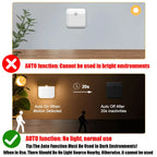 Cordless Motion Sensor Night Light for Couples - Rechargeable Wall Lamp for Hallways & Bedroom