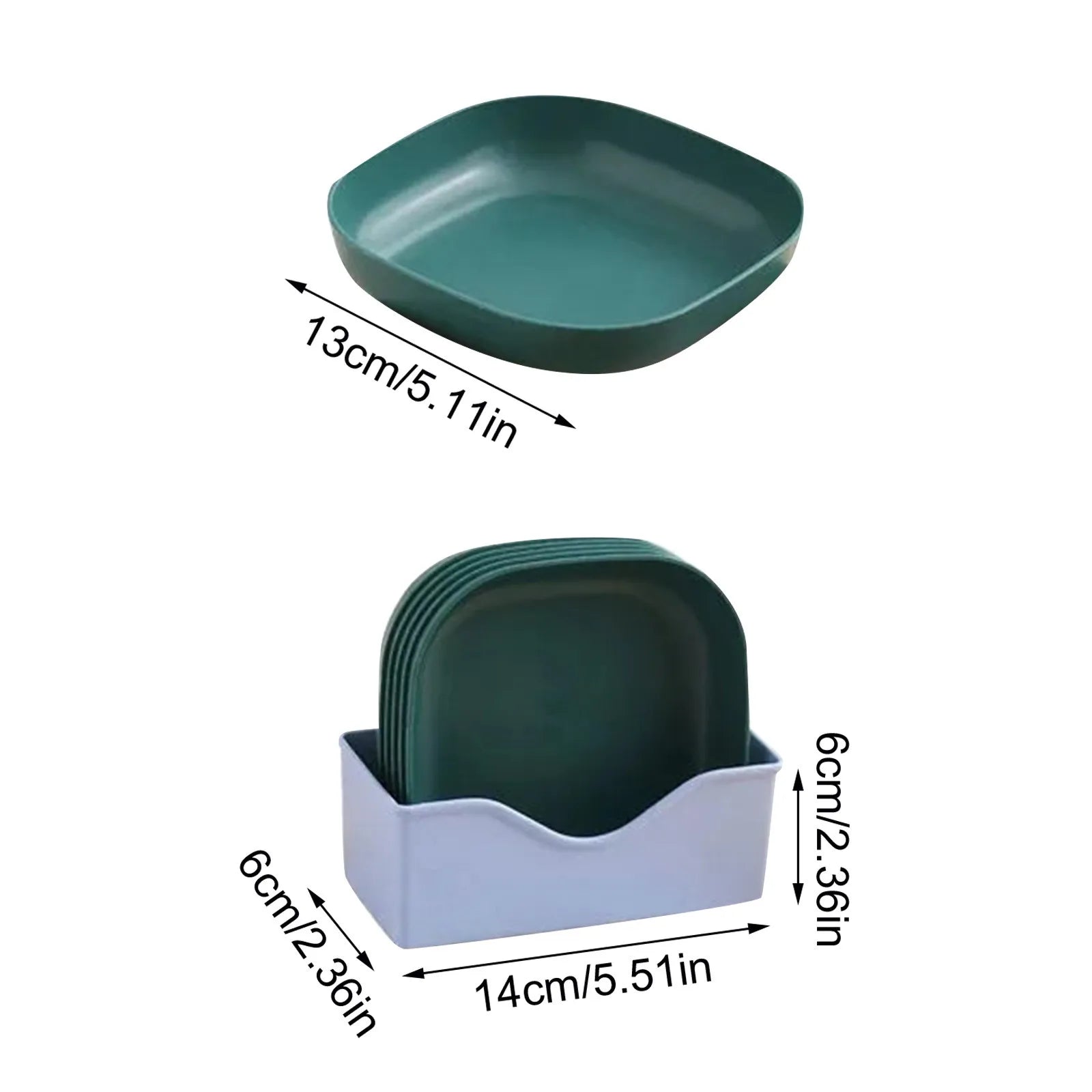 10-Piece Plastic Dish Set - Party Snack Plates for Couples - | The Couple Corner