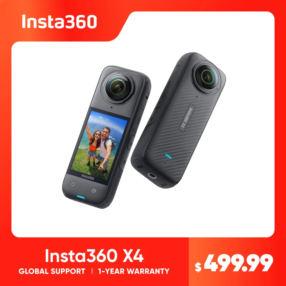 Insta360 X4 - 8K Waterproof 360 Action Camera with 4K Wide-Angle - | The Couple Corner