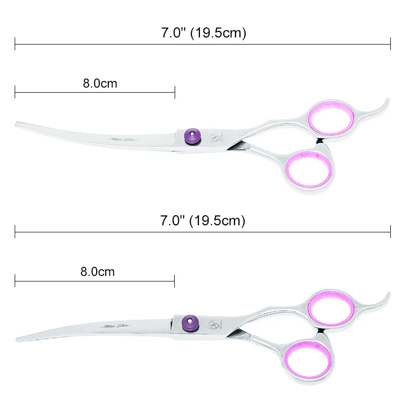 Meisha 7" Professional Dog Grooming Scissors - Japanese Steel Pet Shears Set | Pet Grooming Tool The Couple Corner