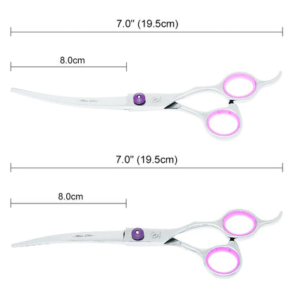 Meisha 7" Professional Dog Grooming Scissors - Japanese Steel Pet Shears Set | Pet Grooming Tool The Couple Corner