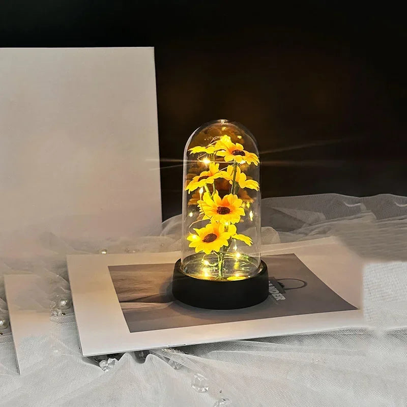 LED Sunflower Light - Artificial Flower Gift for Valentine's & Mother's Day - | The Couple Corner