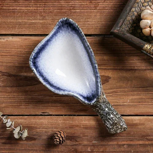 Japanese Ceramic Sushi Sashimi Plate - Oyster Shell Tableware for Couples | The Couple Corner