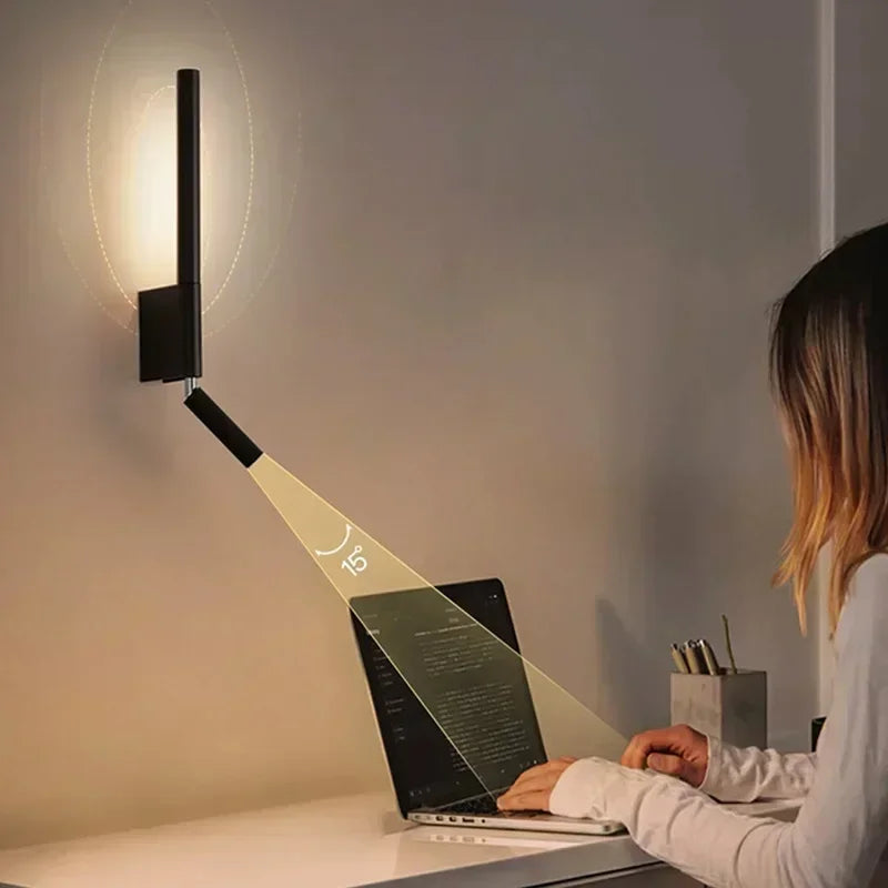Modern LED Wall Lamp - Indoor Bedroom & Living Room Light Fixture | The Couple Corner