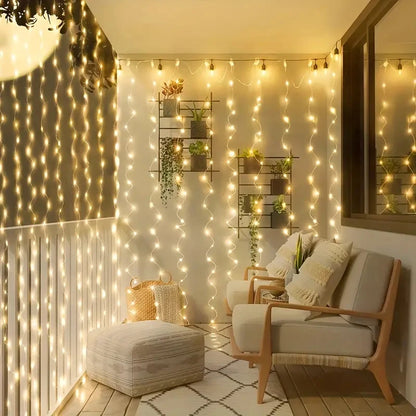 LED Curtain Lights - Create Romantic Ambiance for Date Nights at Home | The Couple Corner