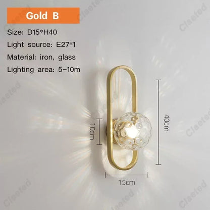 LED Wall Sconce - Luxury Up/Down Light for Romantic Bedrooms & Hallways | The Couple Corner