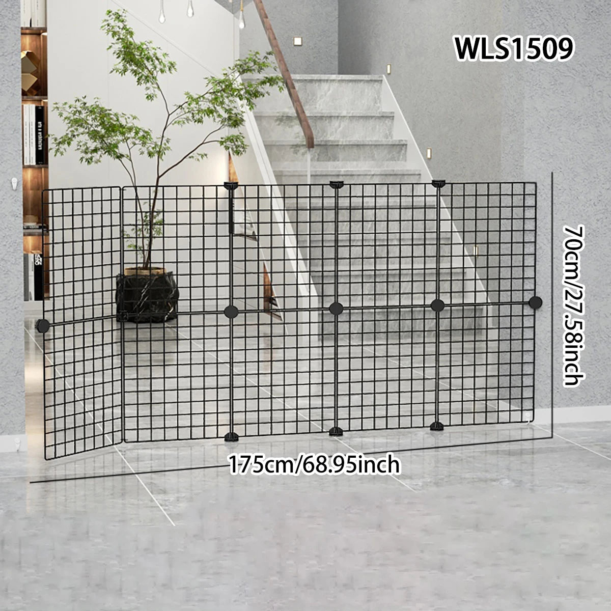 Pet Safety Gate Barrier - Indoor Dog & Cat Fence for Stairs & Doorways | Pet Safety Gate The Couple Corner