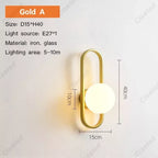 LED Wall Lamp For Luxury Living Room Bedroom Bedside Corridor Aisle Light Hotels Background Home Decorative Wall Sconce 12W