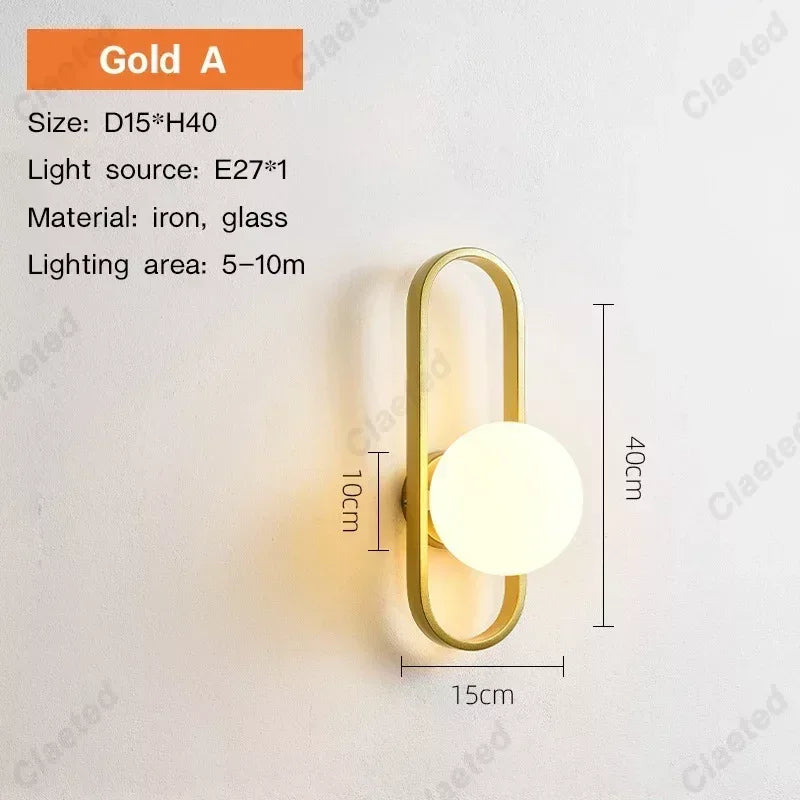 LED Wall Sconce - Luxury Up/Down Light for Romantic Bedrooms & Hallways | The Couple Corner