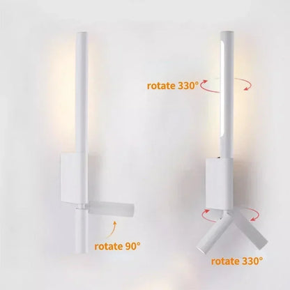 Modern LED Wall Lamp - Indoor Bedroom & Living Room Light Fixture | The Couple Corner