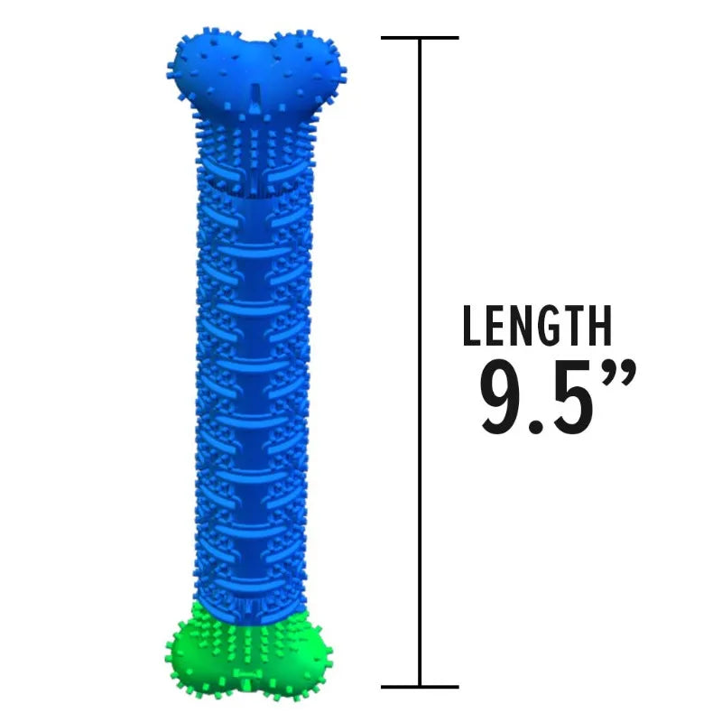 Dog Molar Chew Stick - Food Grade Bone Shape Rubber Teething Toy for Small Dogs | Dog Toy The Couple Corner