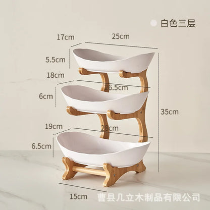 Plastic Fruit Plate Stand - Modern Snack Dish for Couples | The Couple Corner