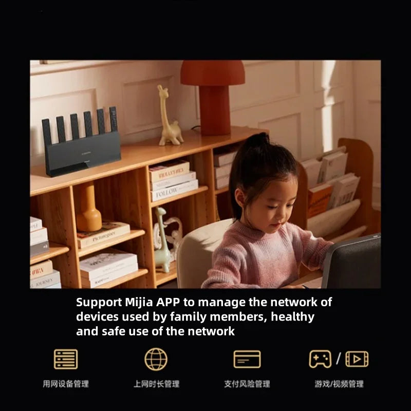 Xiaomi Mijia Router BE6500 - WiFi 7 Router with 6500Mbps & Qualcomm Processor | Networking Equipment The Couple Corner