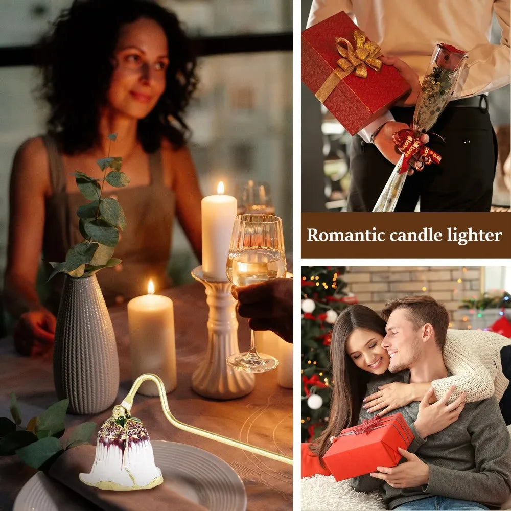 Metal Candle Snuffer - Elegant Long Handle Tool for Safe Candle Care | Home Accessories The Couple Corner