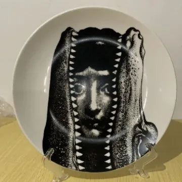 8-Inch Ceramic Ring Jewelry Dish - Designer Decorative Plate for Couples | The Couple Corner