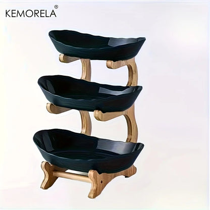 3-Layer Fruit Plate Stand - Modern Snack Dish for Couples | The Couple Corner