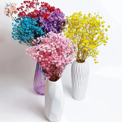 Dried Baby's Breath Bouquet - Wedding & Anniversary Decor - | The Couple Corner