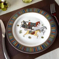 Horse Design Bone China Plate - Dinner Salad Plate 8" 10"