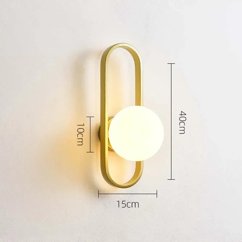 LED Wall Sconce - Luxury Up/Down Light for Romantic Bedrooms & Hallways | The Couple Corner