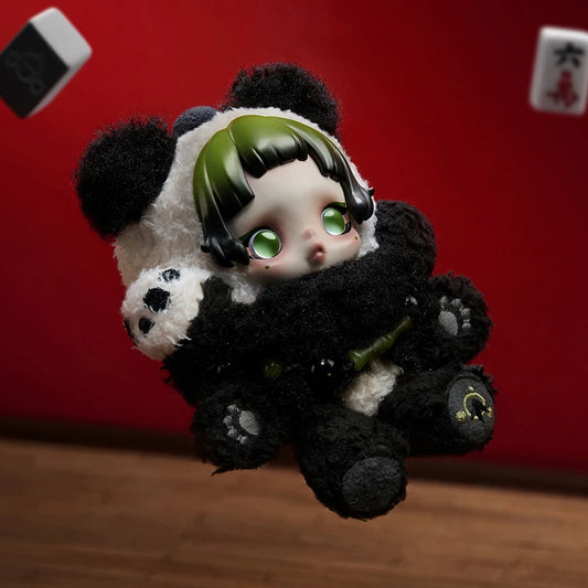 Pop Mart SKULLPANDA Lazy Panda Plush Doll Pendant | The Couple Corner