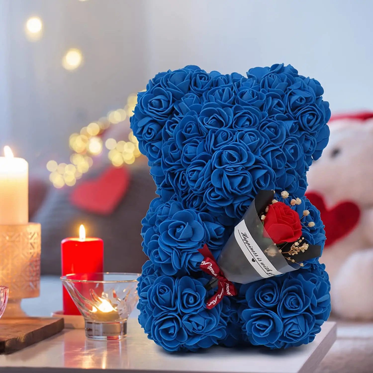 Eternal Flower Rose Bear in Gift Box - Valentine's & Anniversary Gift - | The Couple Corner