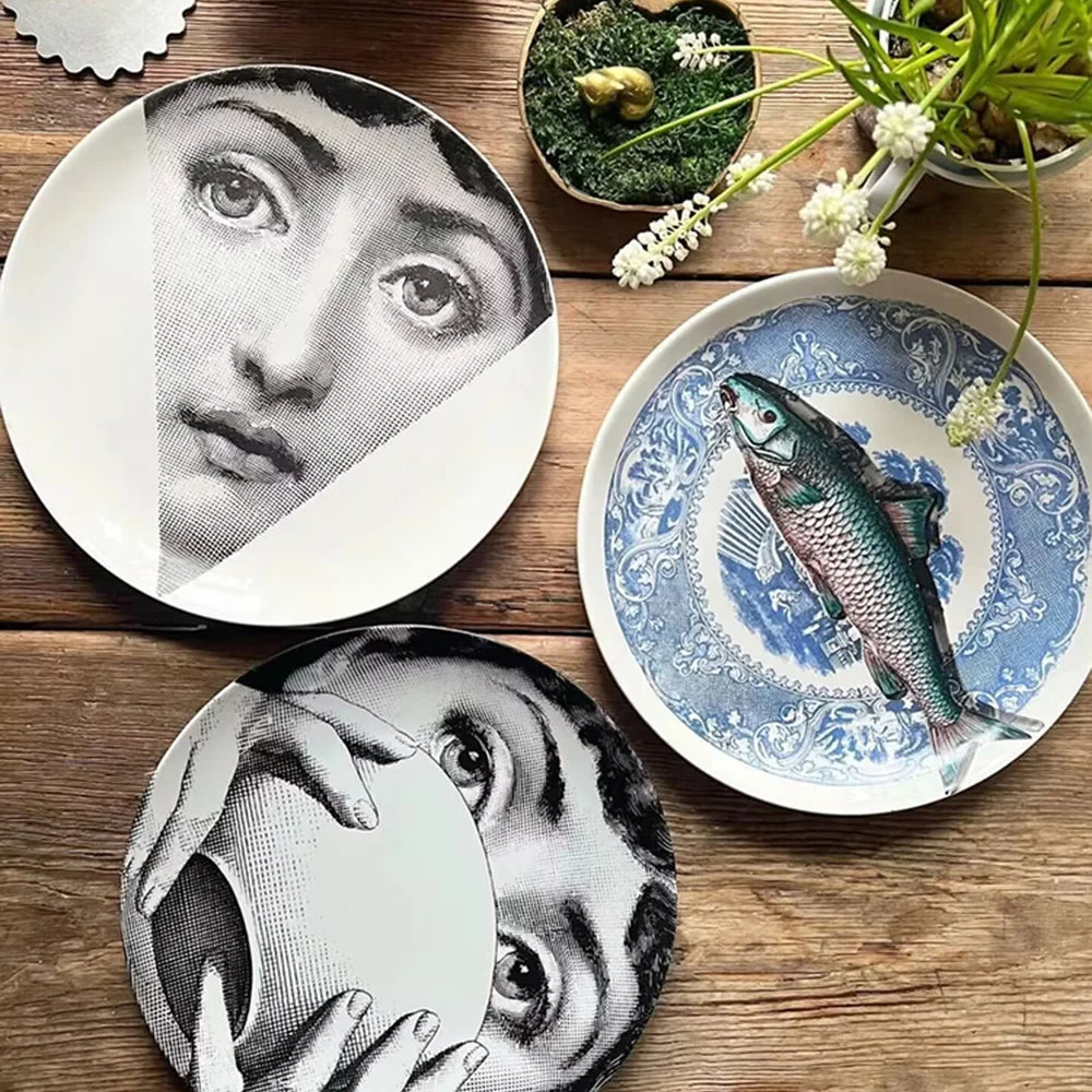 8-Inch Ceramic Ring Jewelry Dish - Designer Decorative Plate for Couples | The Couple Corner