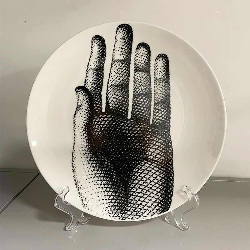 8-Inch Ceramic Ring Jewelry Dish - Designer Decorative Plate for Couples | The Couple Corner